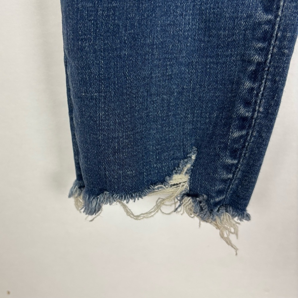 Abercrombie & Fitch Curve Love High Rise Super Skinny Ankle Jeans Distressed 27 - Picture 4 of 7